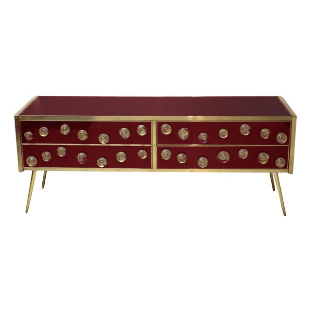Sideboard in Bordeaux from Justfurnituress SRL For Sale
