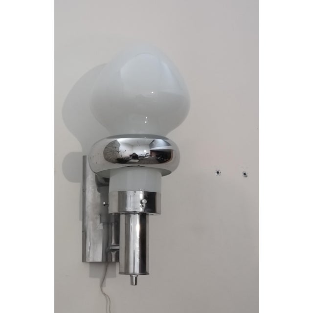 Vintage Space Age Wall Sconce, 1970s For Sale - Image 3 of 7