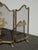 1990s Vintage French Provincial Ribbons Love Birds Gold Brass Fireplace Screen #1 For Sale - Image 5 of 15