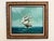 Original Oil Painting by Listed Artist Hewett R. Jackson (1914–2007) – Sailing Ship at Sea Framed Maritime Seascape |...