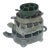 Vintage Japanese Stacking Turtle Flower Frogs, Set of 4 For Sale