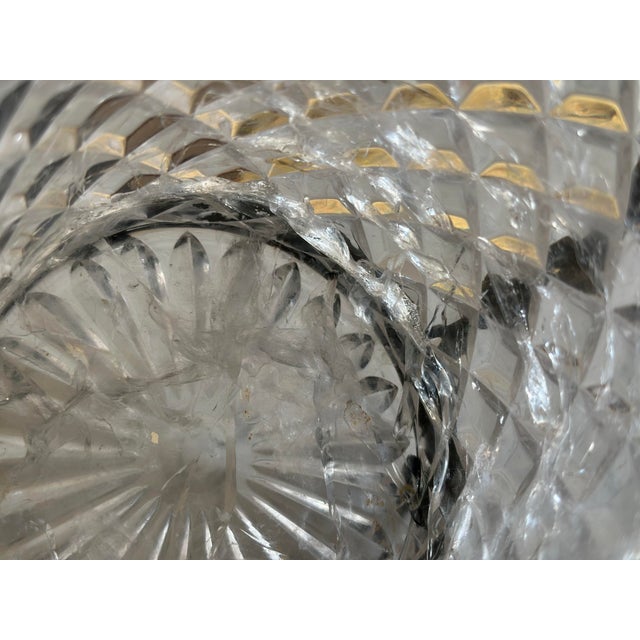 Italian Art Nouveau Rock Crystal Jar with Lid Faceted Cut and Ornamental Mount, 1890s For Sale - Image 14 of 18