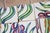 Antique White 1900s Antique Portuguese Art Nouveau Assembled Group of 15 Tiles With Stylized Iris Motif For Sale - Image 8 of 14