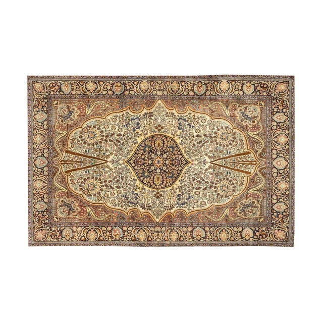 Ghom Rug, 1960s For Sale - Image 13 of 13