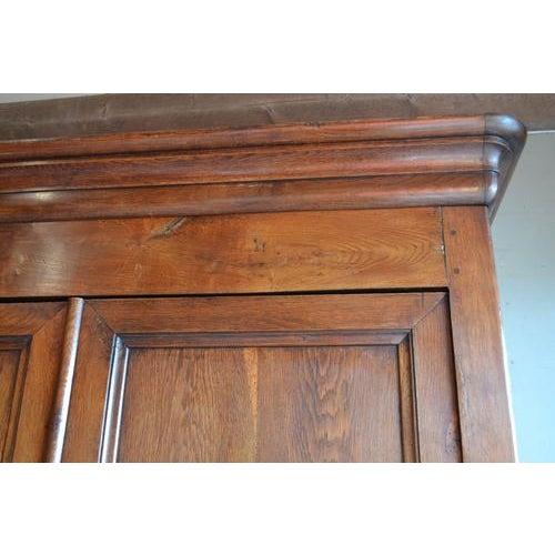 Antique Louis Philippe Cabinet in Oak, 1850 For Sale - Image 5 of 10