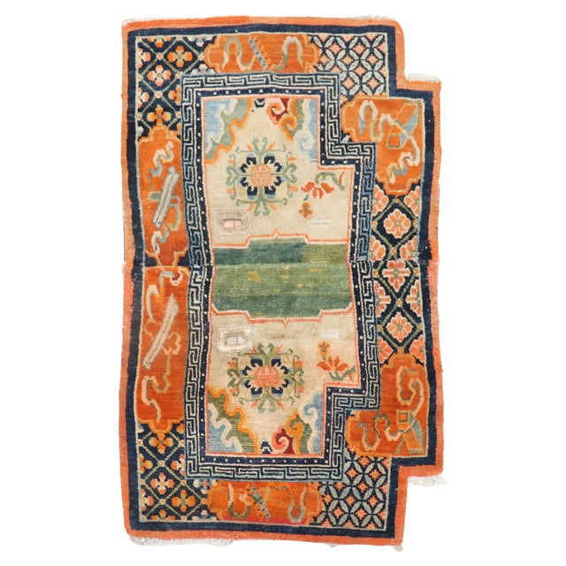 Early 20th Century Tibetan Saddlebag Textile Rug - 2'2" x 3'5" For Sale - Image 15 of 18