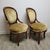 Pair French Louis XV Style Walnut Fauteuil Chairs With Shaped Supports For Sale - Image 4 of 6