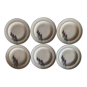 Leigh Potters China Small Plates - Set of 6