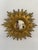 Glass Vintage 1970s French Gilded 13.5" Sunburst Wall Mirror For Sale - Image 7 of 18
