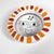 1960s Hand Painted Art Pottery Happy Sun Face Dish by DeSimone Italy For Sale In San Diego - Image 6 of 6