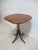 1990s French Sunburst Mahogany Pedestal End Table For Sale - Image 9 of 11