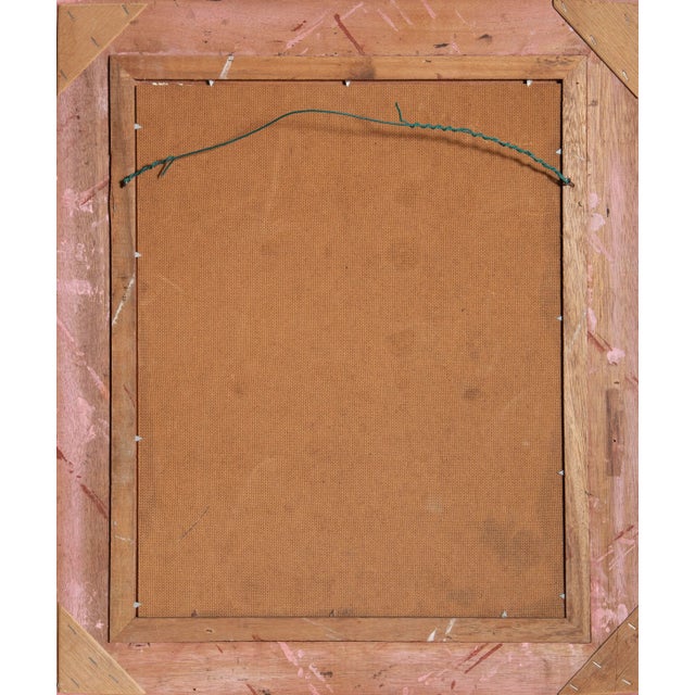 Autumn Leaves, Morris Katz Oil on Masonite, Signed Lower Right For Sale - Image 4 of 4