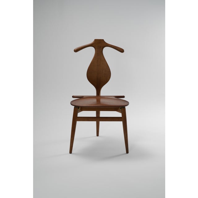 Hans J. Wegner Valet Chair, Oak & Teak, Mid-Century Modern, 1953 For Sale - Image 11 of 11