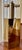 This striking lamp features geometric chrome and brass base. This lamp showcases a blend of Art Deco and Space Age...