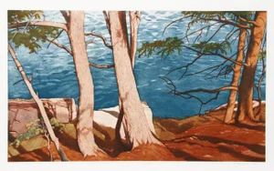Tyler Lake, Tony Rosati Etching