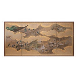 Example of Asian Antique Screens and Room Dividers