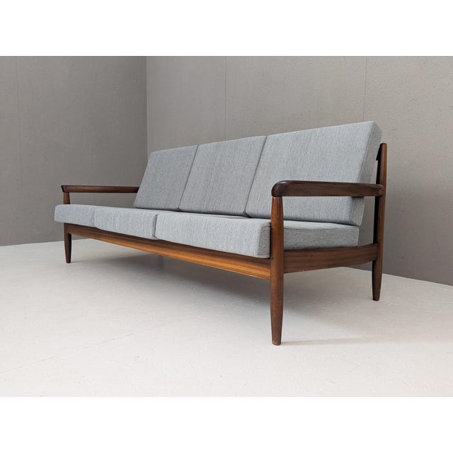 Mid-Century Modern Danish Teak Sofa, 1960s For Sale - Image 4 of 18