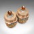 Metal Pair of Small Antique Champleve Tea Caddies, Oriental Spice Pot, Edwardian, 1910 For Sale - Image 7 of 12