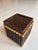 Mid-Century Modern 1970s Rare Gabriella Crespi Brass and Lucite Decorative Box With Lid, Signed, Italy For Sale - Image 3 of 11