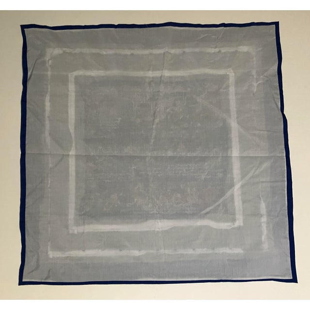 Folk Art Large 34x34 Embroidered Hmong Story Cloth Panel For Sale - Image 3 of 4