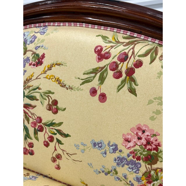 Antique Late 19th Century Walnut Victorian Loveseat For Sale - Image 9 of 12