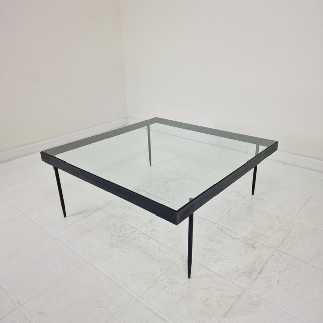 Coffee table model G4A, designed by Janni van Pelt in 1958, is a distinctive example of post-war Dutch modernism. The...