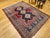 Persian Vintage Persian Afshar Tribal Rug, Hand-Knotted Wool, Geometric Pattern, Navy & Red, 6x7 For Sale - Image 3 of 14