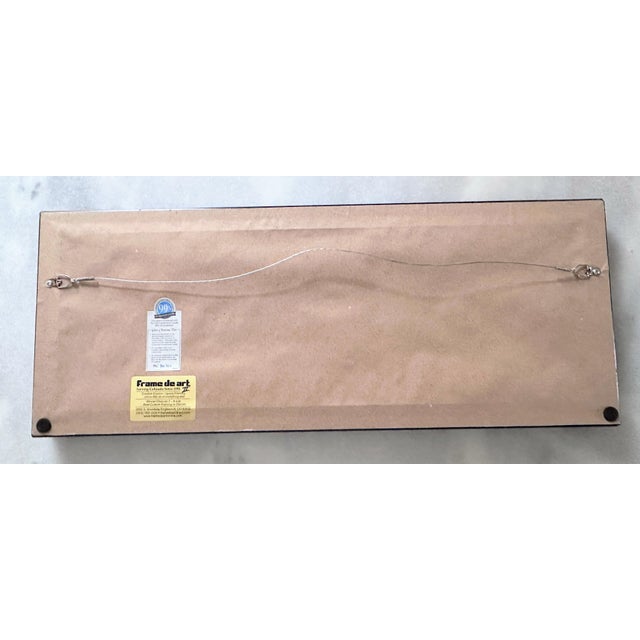 Vintage Burmese Buddhist Scripture on Palm Leaf, Framed For Sale - Image 10 of 11