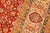 1990s Shabby Chic Floral 1990's Pak-Persian Red/Beige Wool Rug - 5'11'' X 9'5'' For Sale - Image 5 of 9