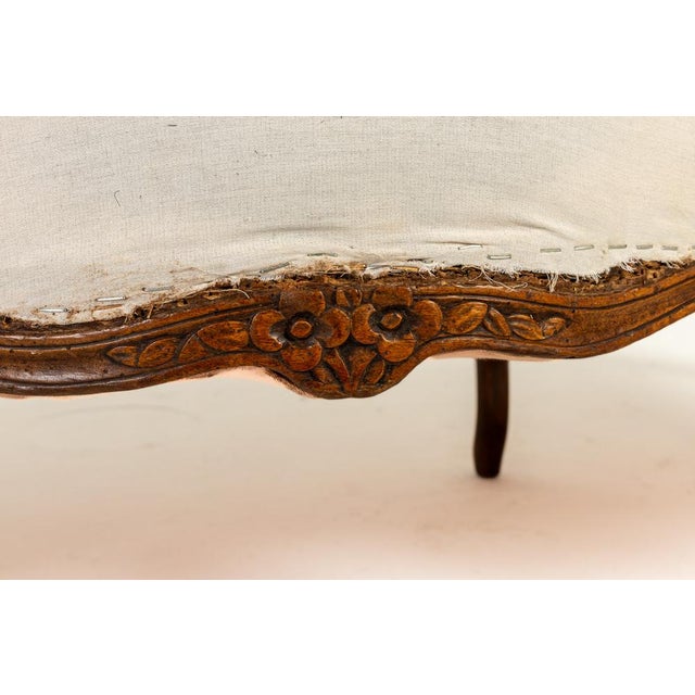 French Walnut Sofa, 19th Century For Sale - Image 4 of 8