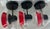 Postmodern Set of 3 “Bettina Parete” Postmodern Wall Sconses by Lamperti, Italy For Sale - Image 3 of 12