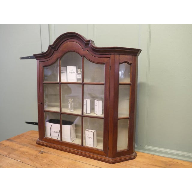 Victorian Wall Hanging Arch Top Display Cabinet For Sale - Image 3 of 8