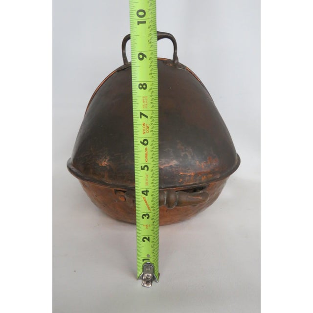 Fireside Copper Helmet Coal Bucket Flared Scuttle With Carrying Handles 5126b For Sale - Image 14 of 17