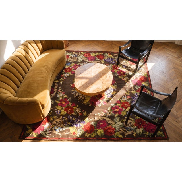 19th Century Besserabian Flat-Weave Carpet ( 7'2" x 7'2" - 218 x 218 ) For Sale - Image 14 of 15