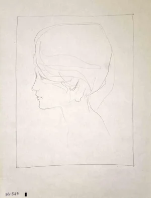 Leo Guida, The Portrait, Pencil on Paper, 1970s