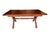 1970s Solid Wood Trestle X Brace Leg Table For Sale In Houston - Image 6 of 12