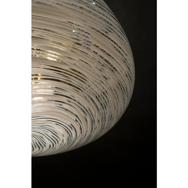 Vintage Brass Ceiling Lamp For Sale - Image 5 of 9