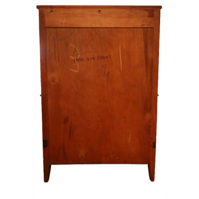 1920s Huntley 5 Drawer Tall Boy Dresser Mahogany For Sale - Image 15 of 15