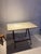This table is in vintage condition. It is painted in a color! It has signs of use. This piece has an attribution mark, I...