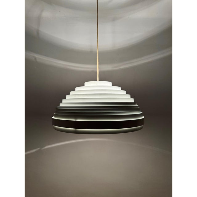 White Dynamic Pendant Lamp from Vest Leuchten, Austria, 1970s For Sale - Image 8 of 13