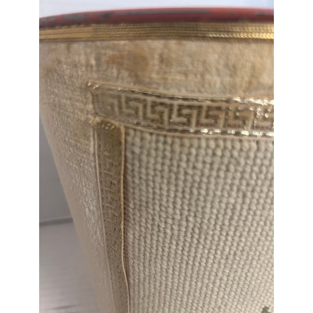 Early 20th Century Vintage Needle Point Waste Bin For Sale - Image 12 of 12