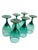 Vintage Mid-Century Green Wine Glasses With Gold Rim – Set of 6 For Sale - Image 10 of 11