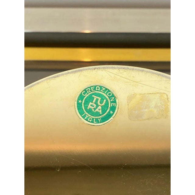 Red Goatskin & Brass Ice Bucket by Aldo Tura, Italy, 1960s For Sale - Image 10 of 13