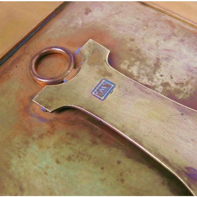 Art Nouveau Bronze Picture Frame by M. Paris, 1890s For Sale - Image 17 of 18