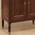 Wood Antique French Louis XVI Mahogany Cabinet With Carrara Marble Top and Brass Gallery For Sale - Image 7 of 18