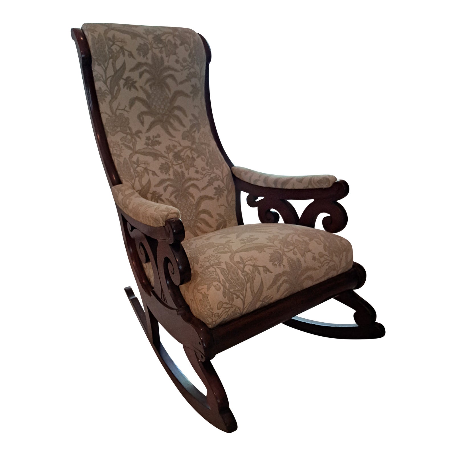 Antique Lincoln Rocking Chair Chairish