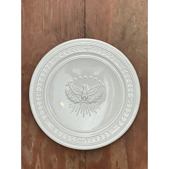 Vintage Italian Eagle Motif Ceramic Platter For Sale - Image 9 of 12