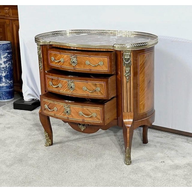 Louis XIV Wooden Rognon Dresser For Sale - Image 4 of 18