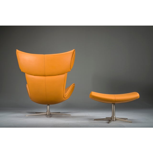2000 - 2009 Set of Imola Lounge Chair and Ottoman attributed to Henrik Pedersen for BoConcept, 2000s For Sale - Image 5 of 18