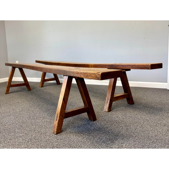 Late 19th Century French Benches - A Pair For Sale - Image 4 of 9
